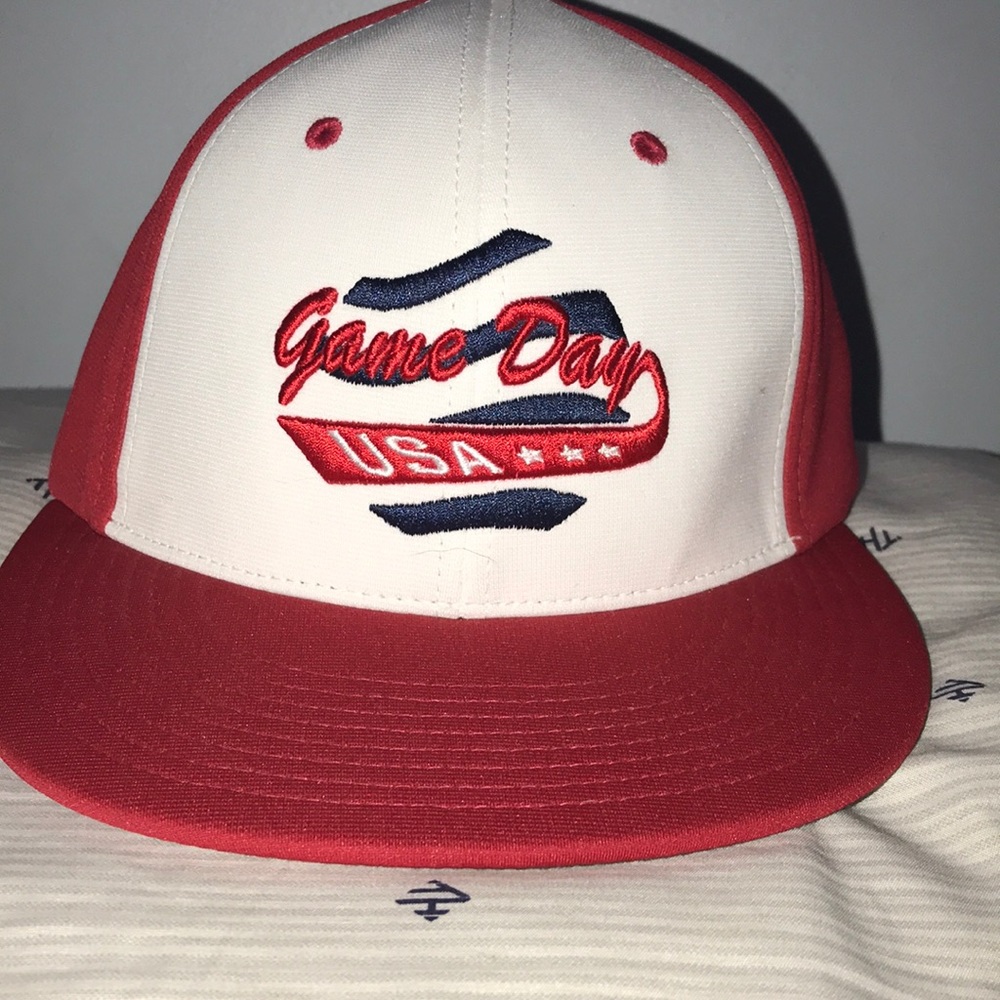 USA GAME DAY FLAT BRIM HAT